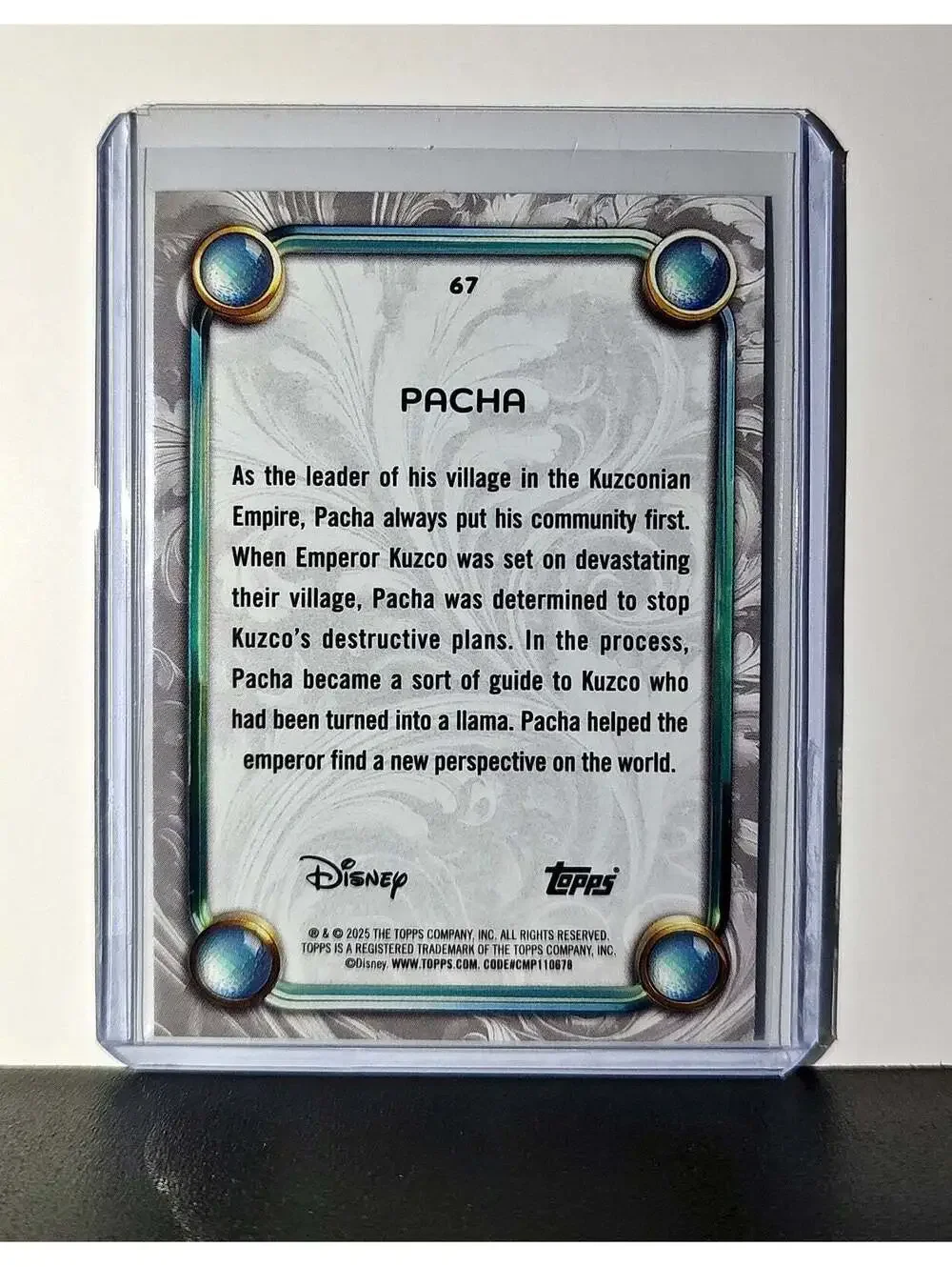 Pacha 2025 Topps Disney Wonder #67 Card The Emperor's New Groove